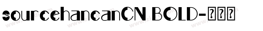 sourcehancanCN BOLD字体转换